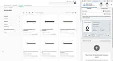 Barrierefreiheit Score von axe Dev Tools