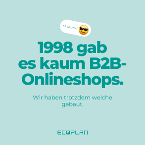 1998 gab es kaum B2B-Onlineshops.