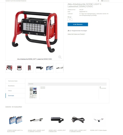 Die Cross-Selling-Funktionen von avanta im ELSPRO Webshop
