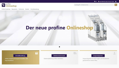 Startseite profine Webshop